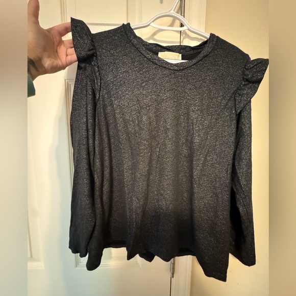 Michael Kors Shimmering Black Top - Picture 3 of 6